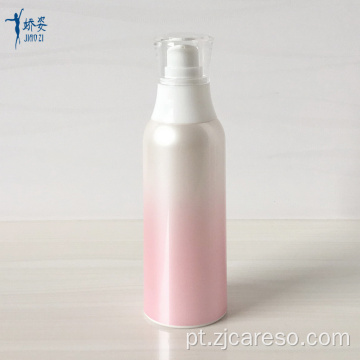 Frascos e potes rosa sem ar para uso cosmético